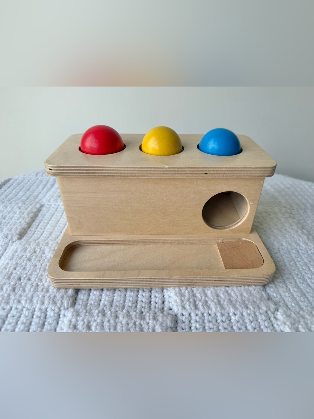 Monti Kids Push Balls Wooden Toy